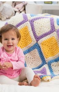 granny-cluster-baby-blanket-crochet-pattern