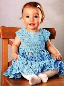 Baby girl dress Free Crochet Pattern