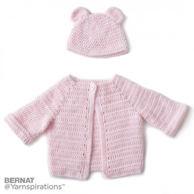 Crochet Baby Jacket Set Free Crochet Pattern