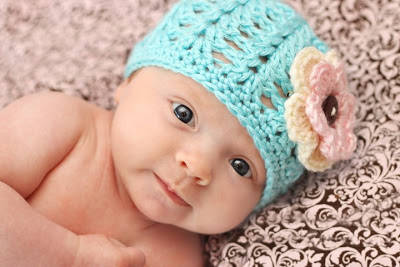 Shell Stitch Beanie Free Crochet Baby Pattern