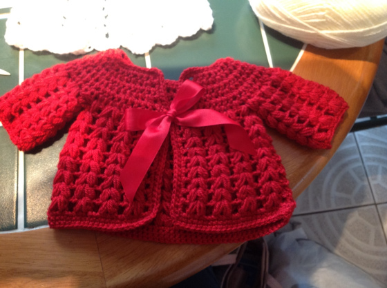 Free crochet baby cardigan pattern