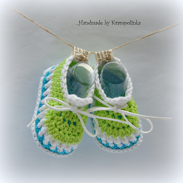 Perla Baby Shoes Free Crochet Pattern