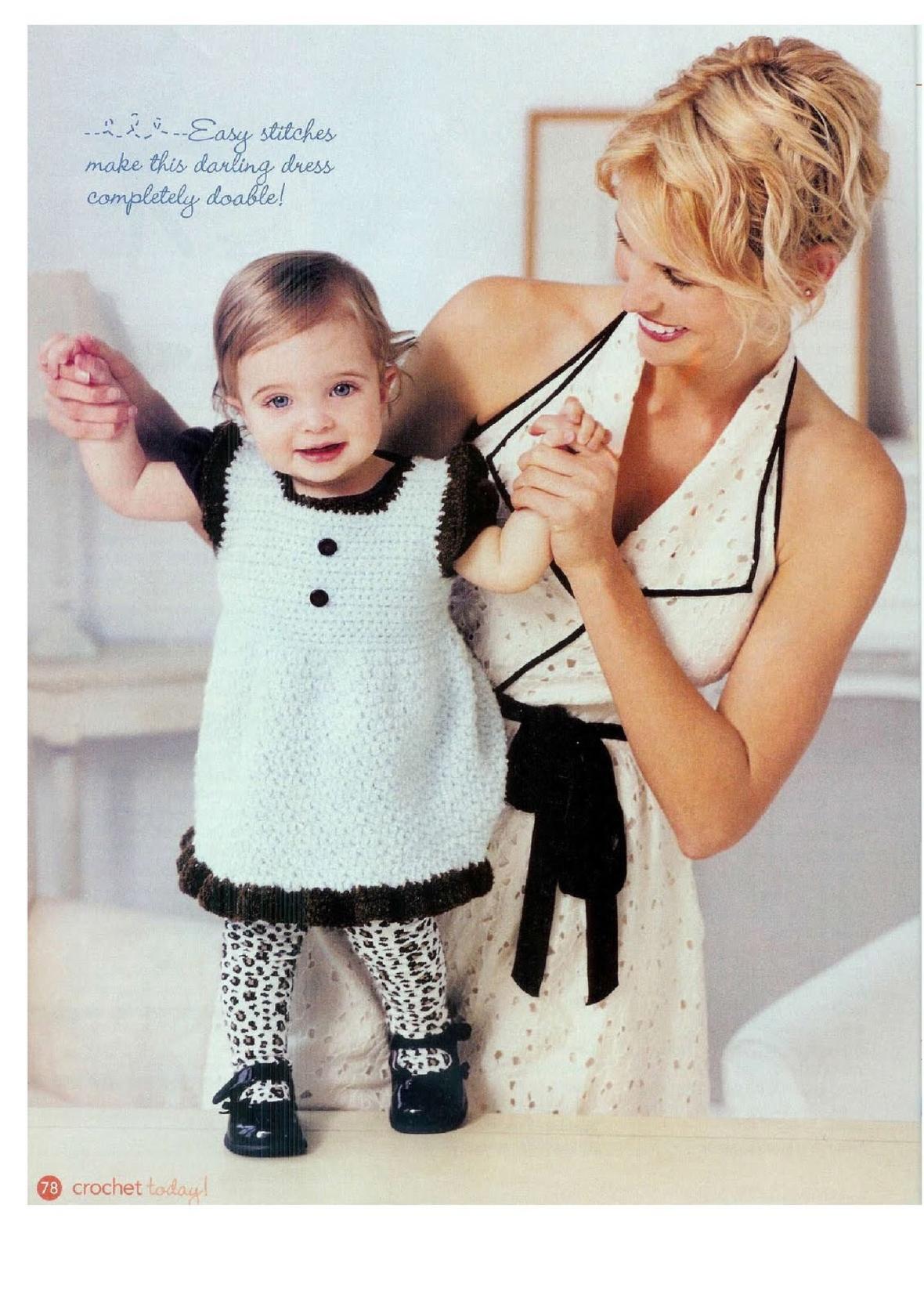 Baby Dress Crochet Pattern 3-24 months