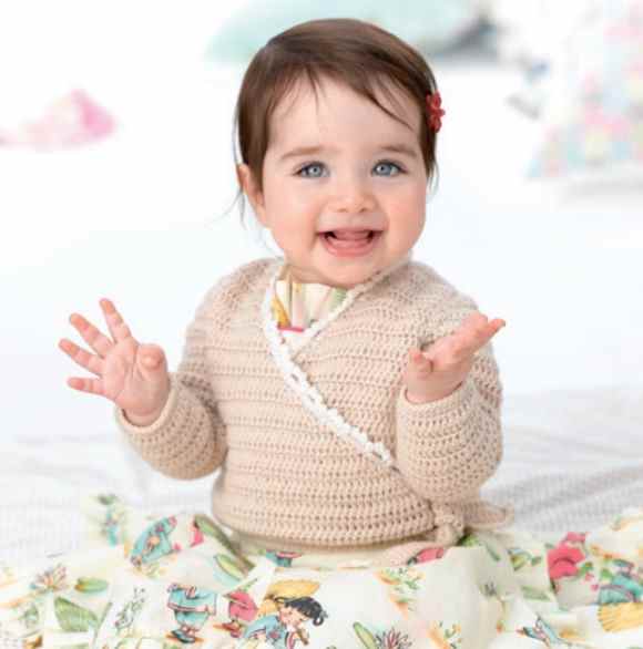 Easy Crochet Cardigan for Babies Patons