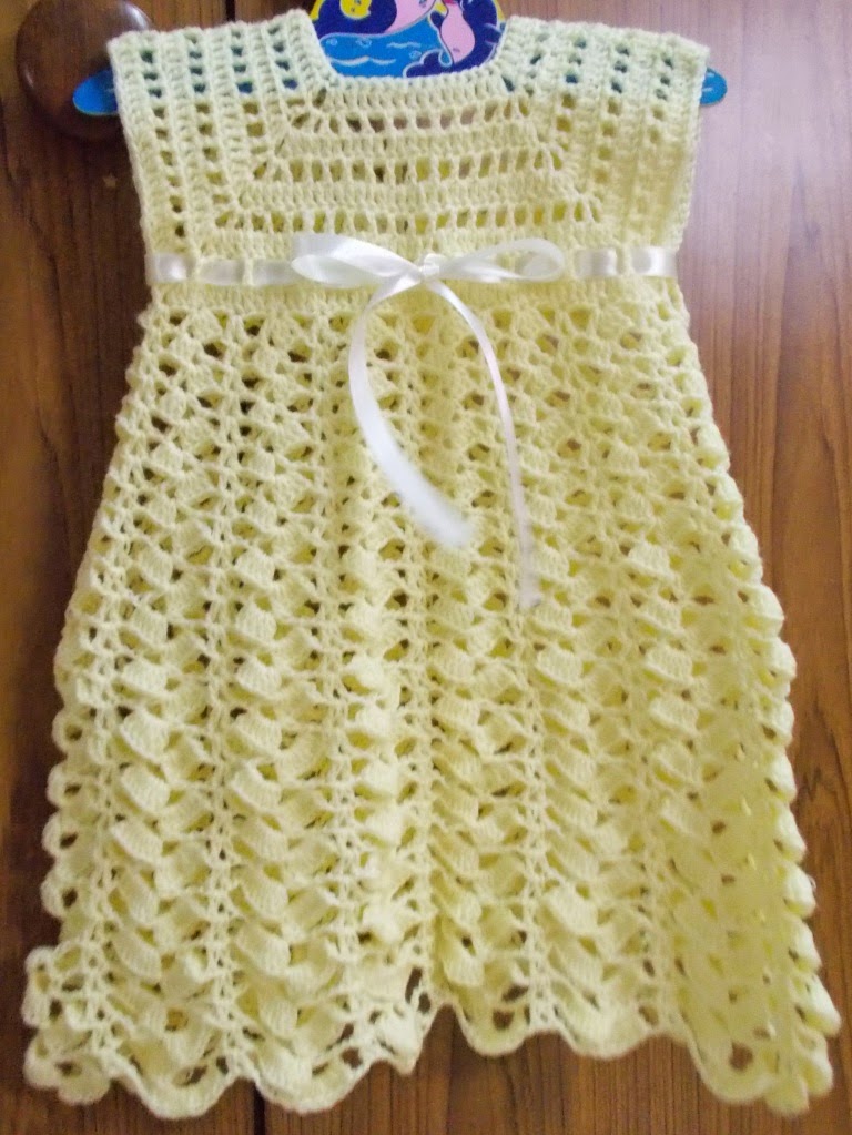 Chevron Dress Free Crochet Pattern for Baby