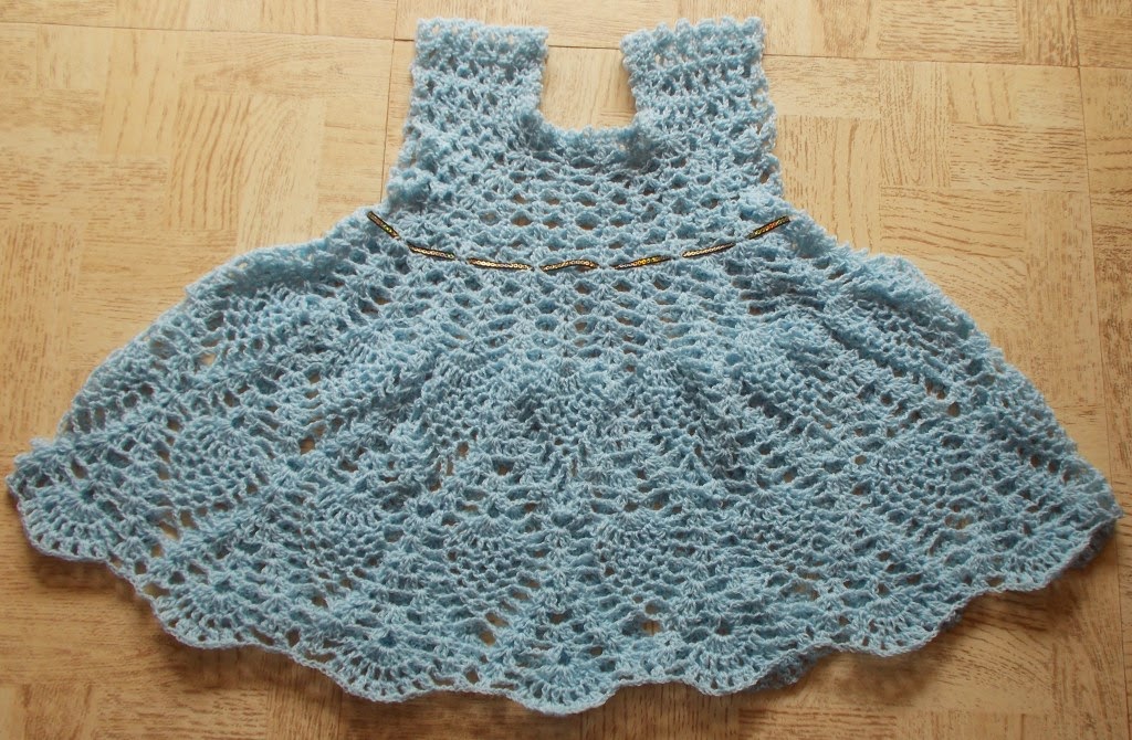 Oh-Cho-Chweet Pineapple Dress Free Crochet Pattern