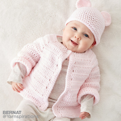 Crochet Baby Jacket Set Free Crochet Pattern