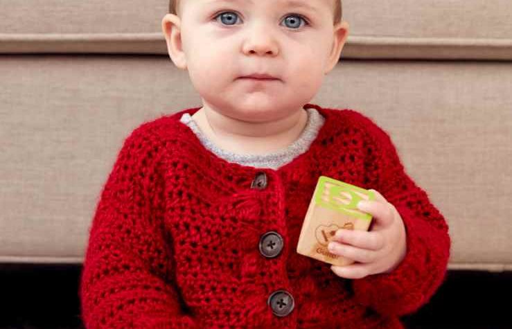 free baby crochet cardigan pattern